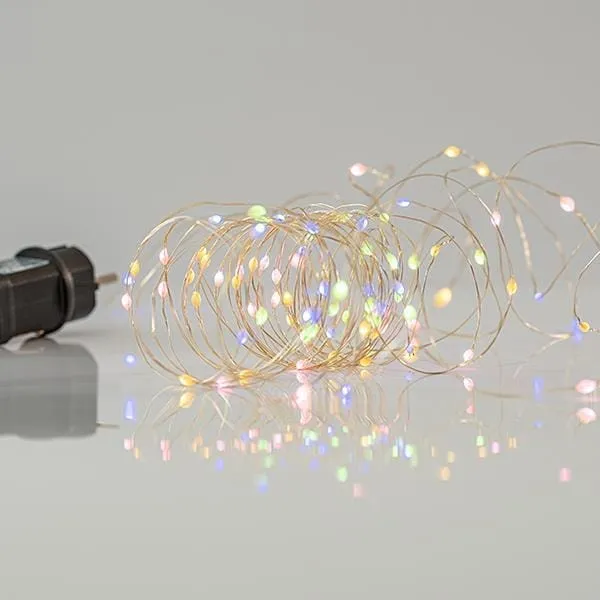 Σειρά 100 LED 10 μ. πολύχρωμο θερμό λευκό εξωτερικού χώρου