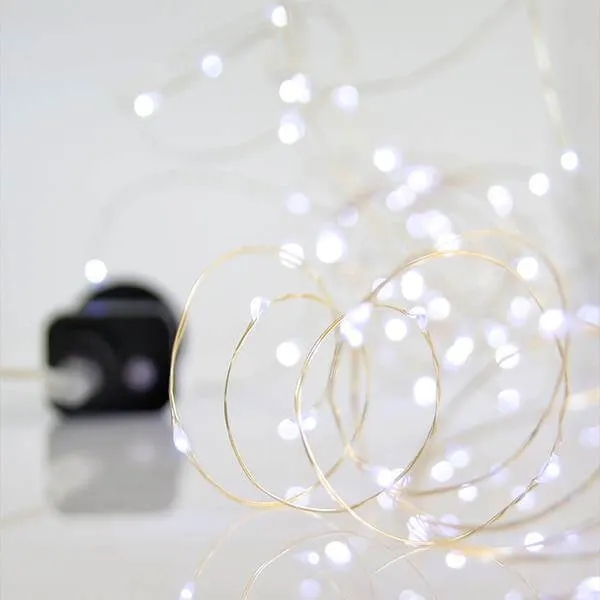 Σειρά 100 LED 10 μ. χαλκού εξωτερικού χώρου ψυχρό λευκό