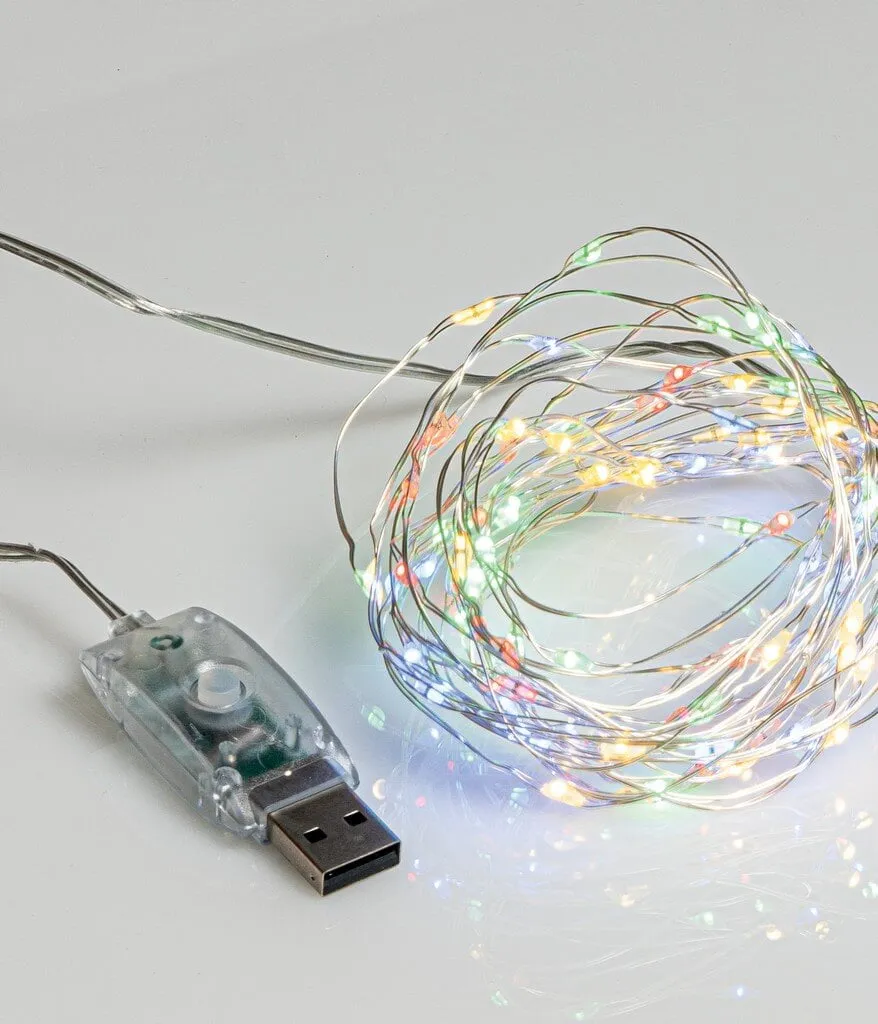 Σειρά 100 LED 5 m πολύχρωμη με USB
