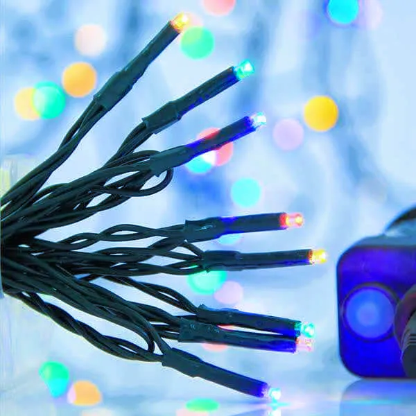 Σειρά 100 LED 5 μέτρων πολύχρωμη εξωτερικού χώρου