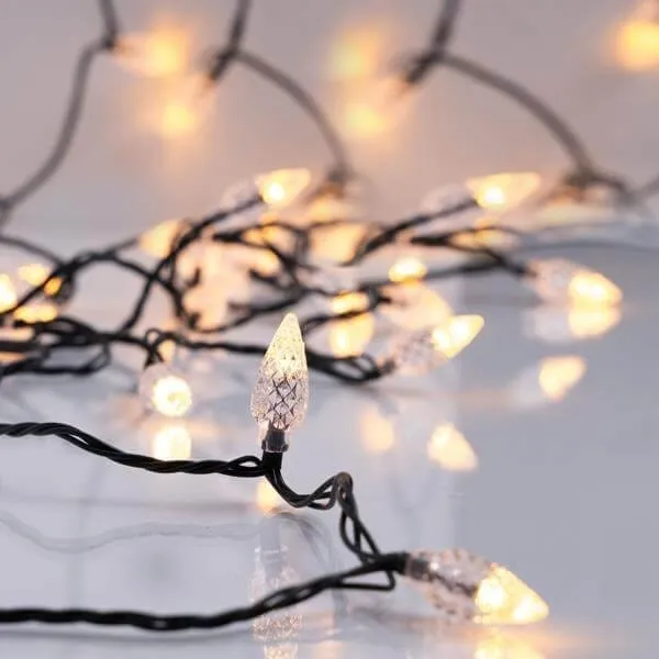 Σειρά 100 LED με διαμάντια, 10 μ., εξωτερικού χώρου