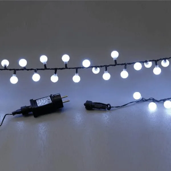 Σειρά 100 LED με μπάλες, 2,5 μέτρα εξωτερικού χώρου
