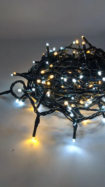 Σειρά 200 LED δίχρωμη, 10 μέτρα, εξωτερικού χώρου