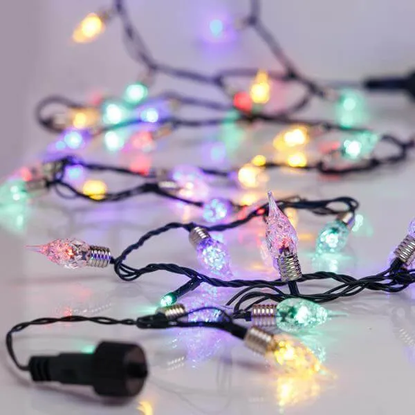 Σειρά 200 LED Vintage πολύχρωμα εξωτερικού χώρου 10 μέτρα