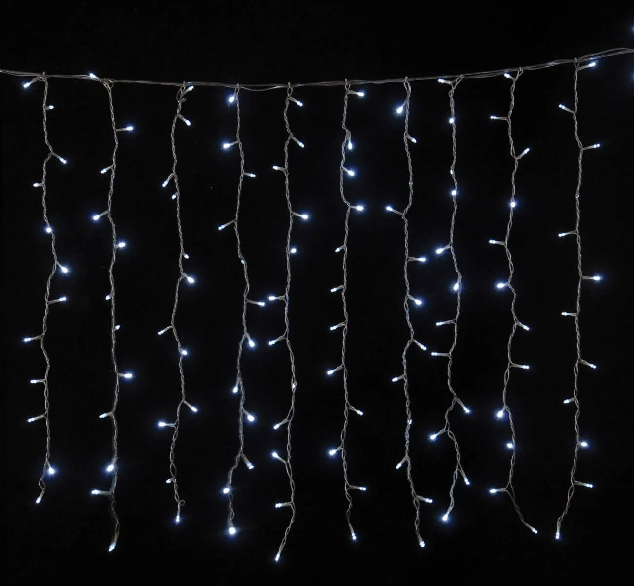 Κουρτίνα 240 LED ψυχρό λευκό εξωτερικού χώρου 2x1 μ.