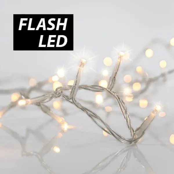 Κουρτίνα βροχή 288 flash LED θερμό λευκό 6 μέτρα
