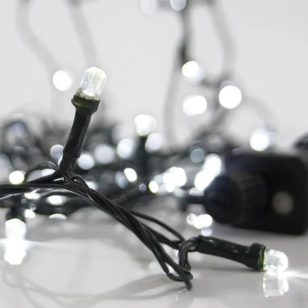 Σειρά 300 LED διαμαντάκι 30 μέτρα εξωτερικού χώρου ψυχρό λευκό