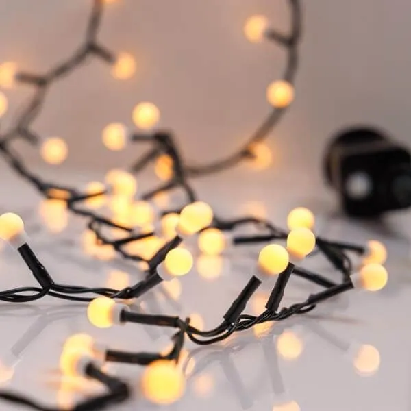 Σειρά 300 LED με μπάλες πολύχρωμη, 9 μέτρα