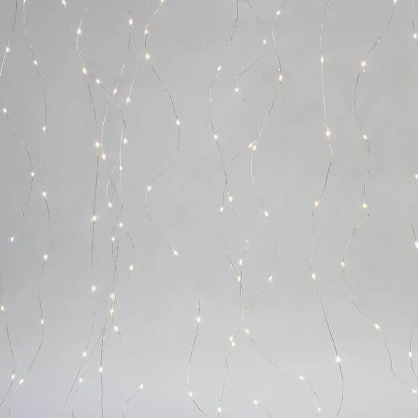 Κουρτίνα 400 LED χαλκού θερμό λευκό 2x2 μέτρα