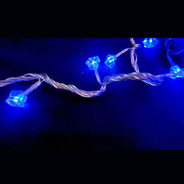 Σειρά 48 LED ακρυλικός πάγος 7 μέτρα μπλε