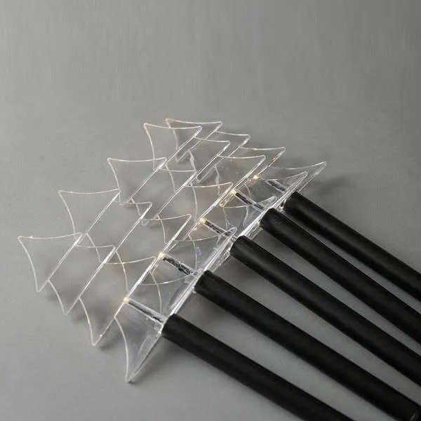 Σειρά 5 LED με μινιατούρες δέντρα 37 cm ηλιακής φόρτισης 2 μέτρα