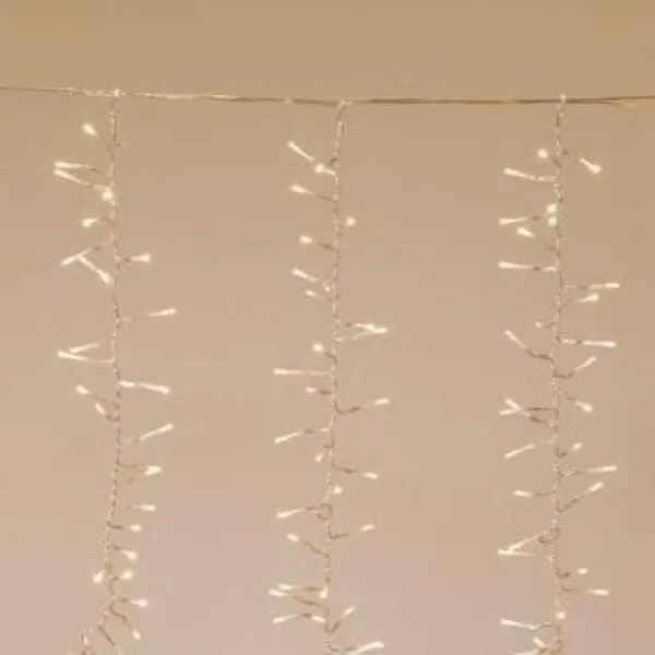 Κουρτίνα Cluster 600 LED θερμό λευκό 3×0,7 m