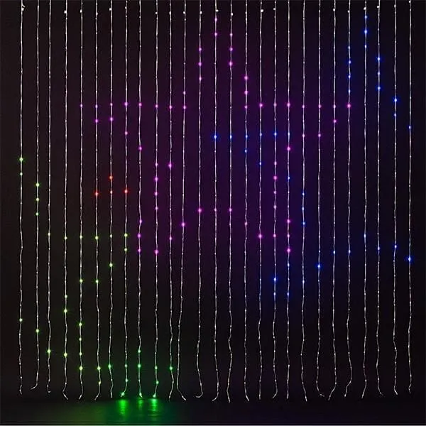 Κουρτίνα 756 LED RGBW 2x2 m με έλεγχο από εφαρμογή