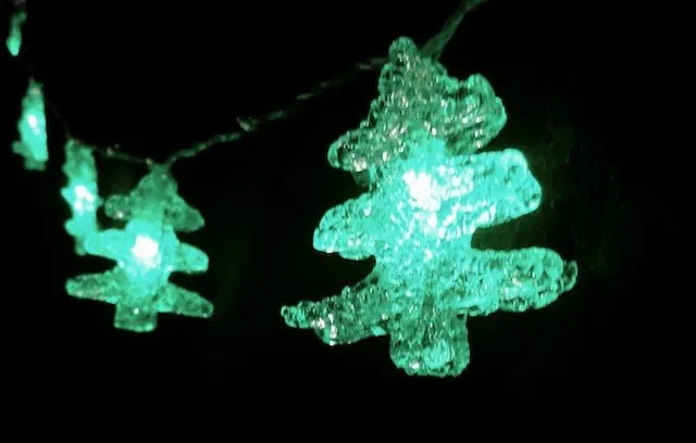 Σειρά 8 LED ακρυλικά δεντράκια 1,80 m πράσινο
