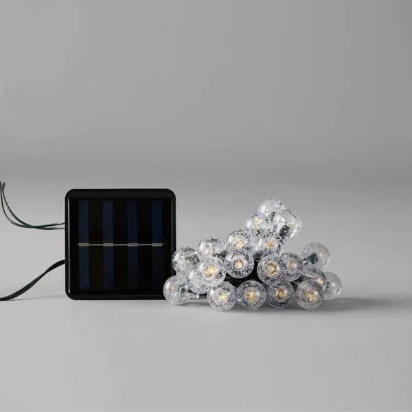 Σειρά 80 LED εξωτερικού χώρου με ηλιακό συλλέκτη 8 m