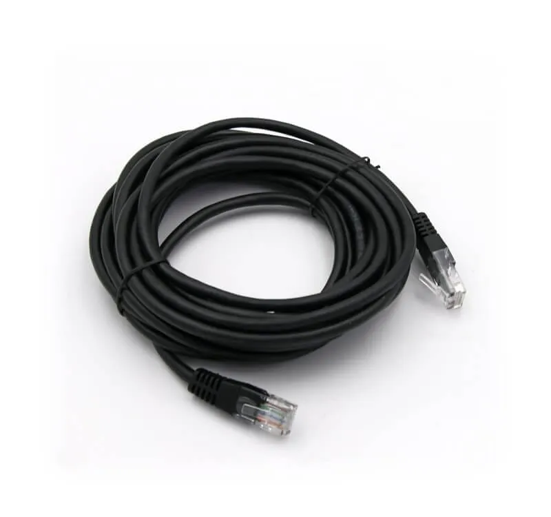Καλώδιο δικτύου Cat5e 5 μέτρων σε μαύρο