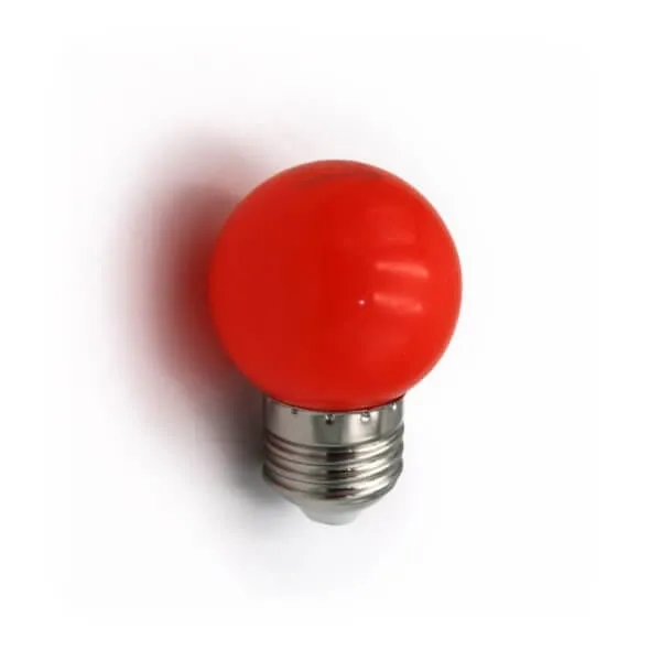 Λάμπα LED σφαιρική E27 κόκκινο φως διακόσμησης
