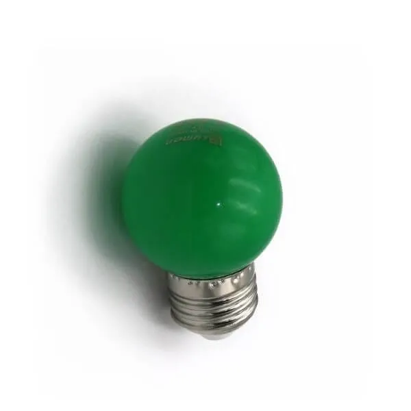Λάμπα LED σφαιρική E27 πράσινο φως