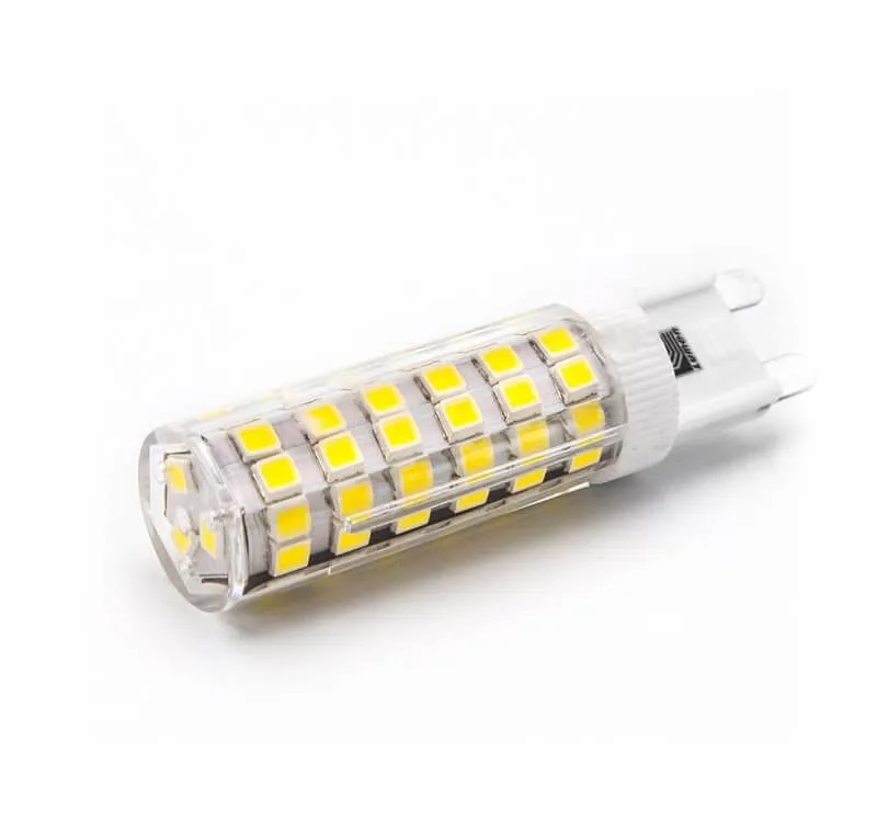 Λάμπα LED G9 θερμό λευκό 5W διάφανη