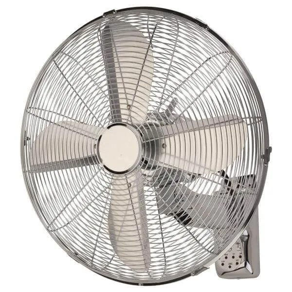 Επιτοίχιος ανεμιστήρας inox 40cm με τηλεχειριστήριο