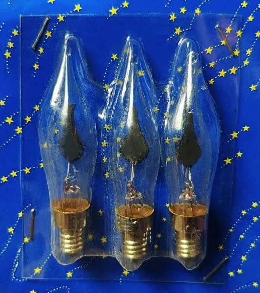 Ανταλλακτικά λαμπάκια κηροπηγίου 230V σετ 3 τεμαχίων