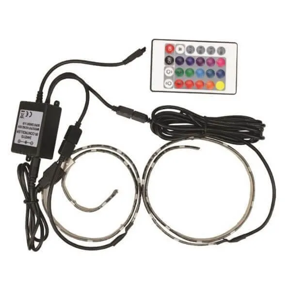 Ταινία LED RGB 2×0,5m με USB και τηλεχειριστήριο