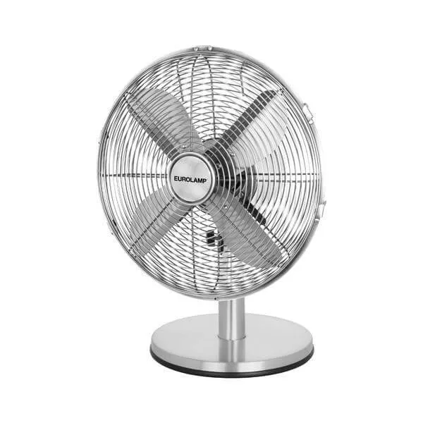 Επιτραπέζιος ανεμιστήρας inox 40W, Φ30 cm