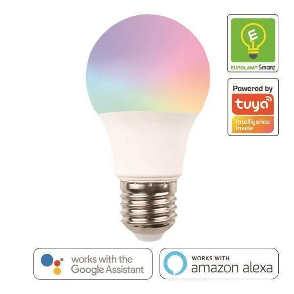 Λάμπα LED E27 9W έξυπνη RGBW με Wi-Fi