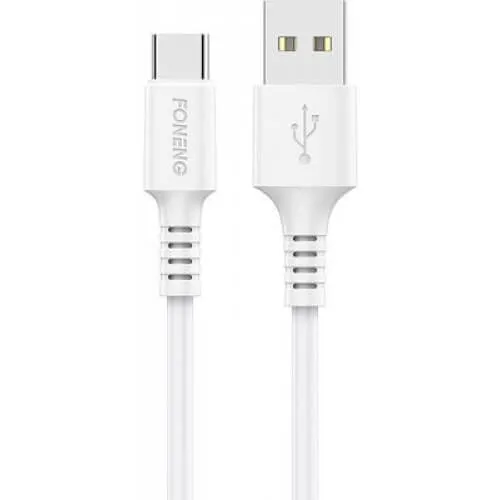 Καλώδιο USB-A σε USB-C, 1 μέτρο, λευκό