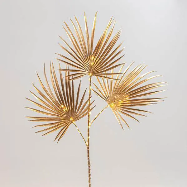 Κλαδιά Φοίνικα μπαταρίας 71 cm, 30 LED θερμό λευκό