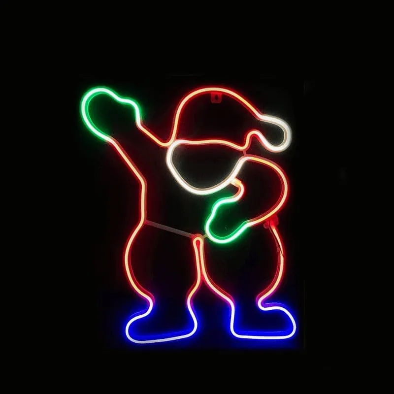 Φωτοσωλήνας NEON LED Άγιος Βασίλης 39x54 cm εξωτερικού χώρου