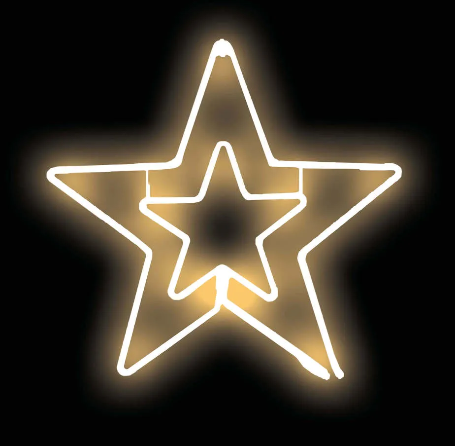 Φωτοσωλήνας NEON LED Αστέρι 45x45 cm εξωτερικού χώρου