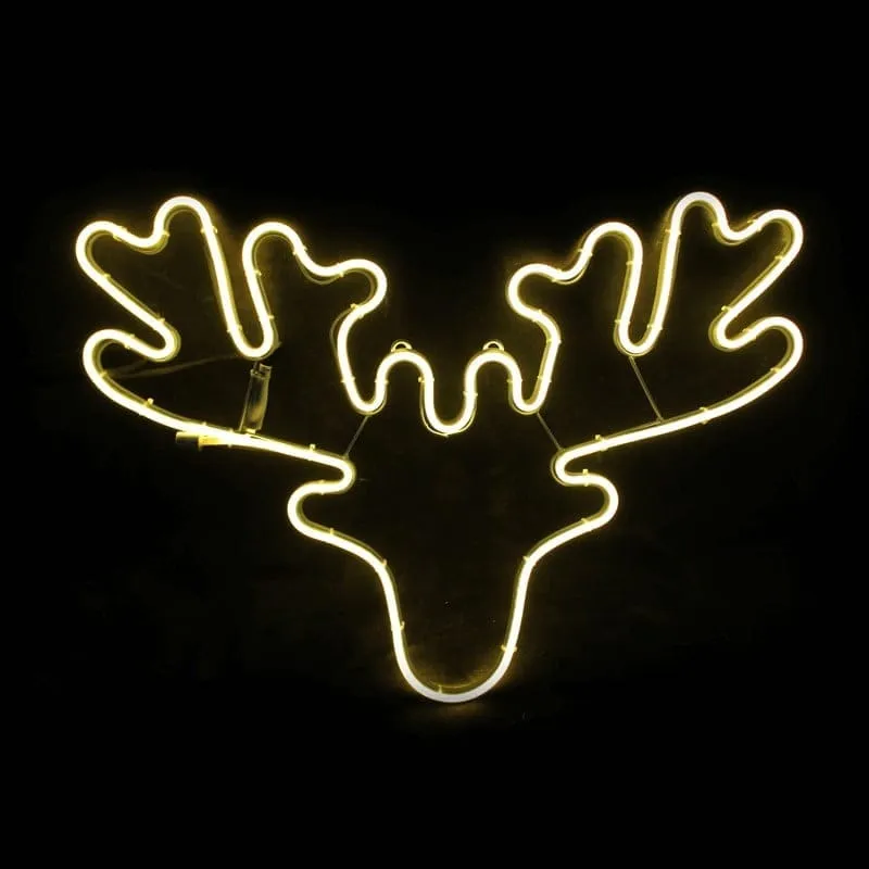 Φωτοσωλήνας NEON LED κεφάλι ταράνδου εξωτερικού χώρου 3 μέτρα