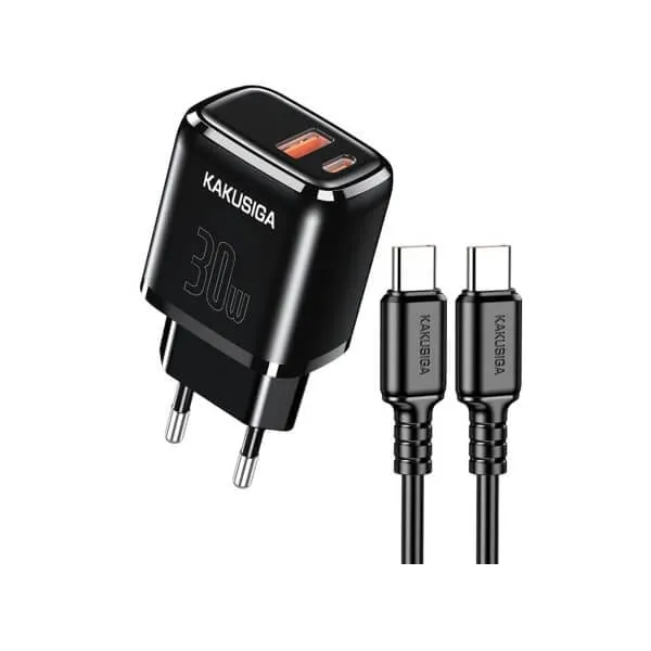 Φορτιστής τοίχου 30W με καλώδιο USB-C