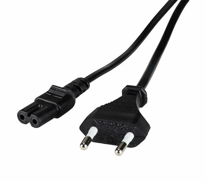 Καλώδιο τροφοδοσίας Euro IEC C7 1,5m μαύρο