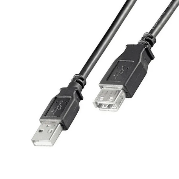 Καλώδιο επέκτασης USB 3 μέτρων σε μαύρο