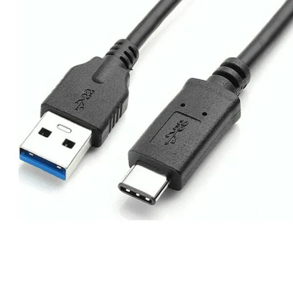 Καλώδιο USB-A σε USB-C, 2 μέτρα, μαύρο