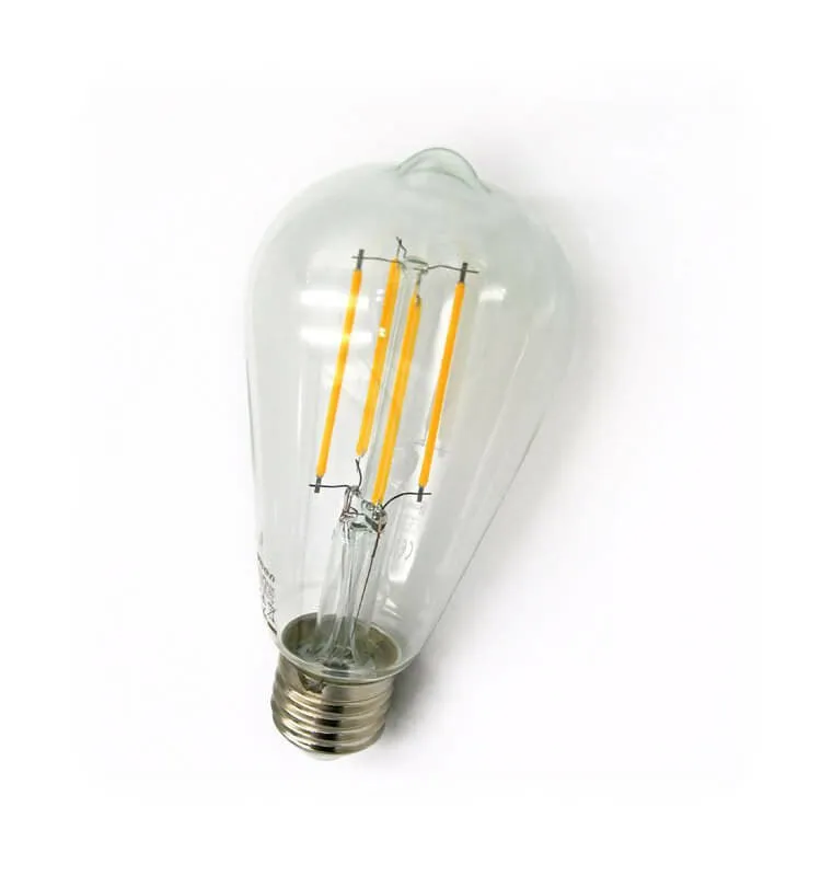 Λάμπα Filament αβοκάντο ST64, 12W, E27, θερμό φως
