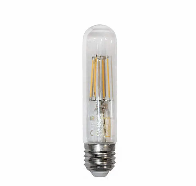 Λάμπα Filament Σωλήνας 6W E27 Θερμό Λευκό