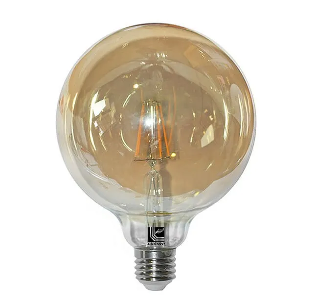 Λάμπα Globe Filament 125mm με θερμό φως κεριού