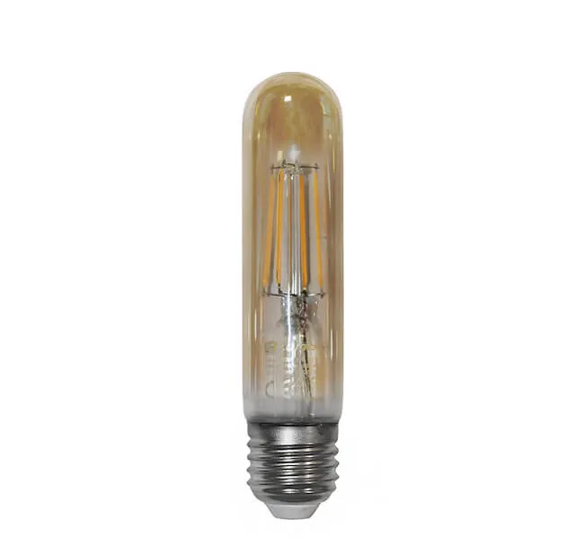 Λάμπα Filament σωλήνας 6W E27 θερμό λευκό