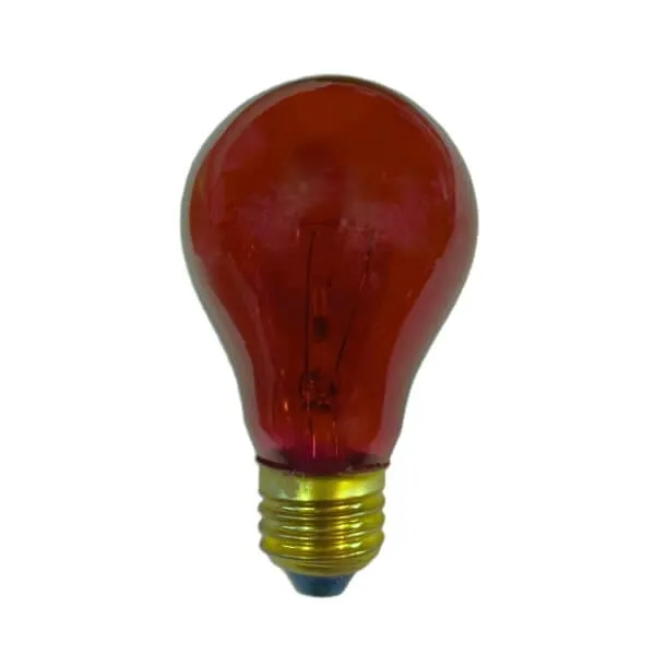 Λάμπα πυρακτώσεως 40W E27 κόκκινη διάφανη