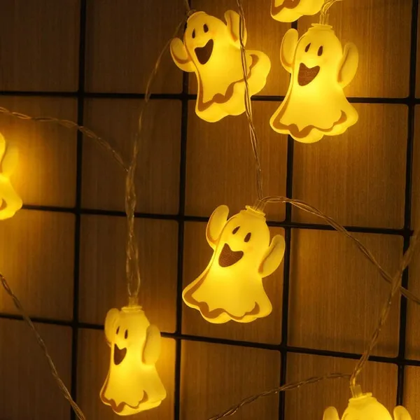 Σειρά μπαταρίας 10 κολοκύθες Halloween 1,35 m