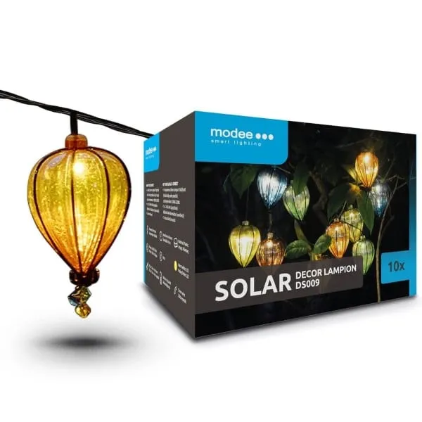 Vintage solar σειρά Modee με 10 λαμπάκια, 1,8 μέτρα