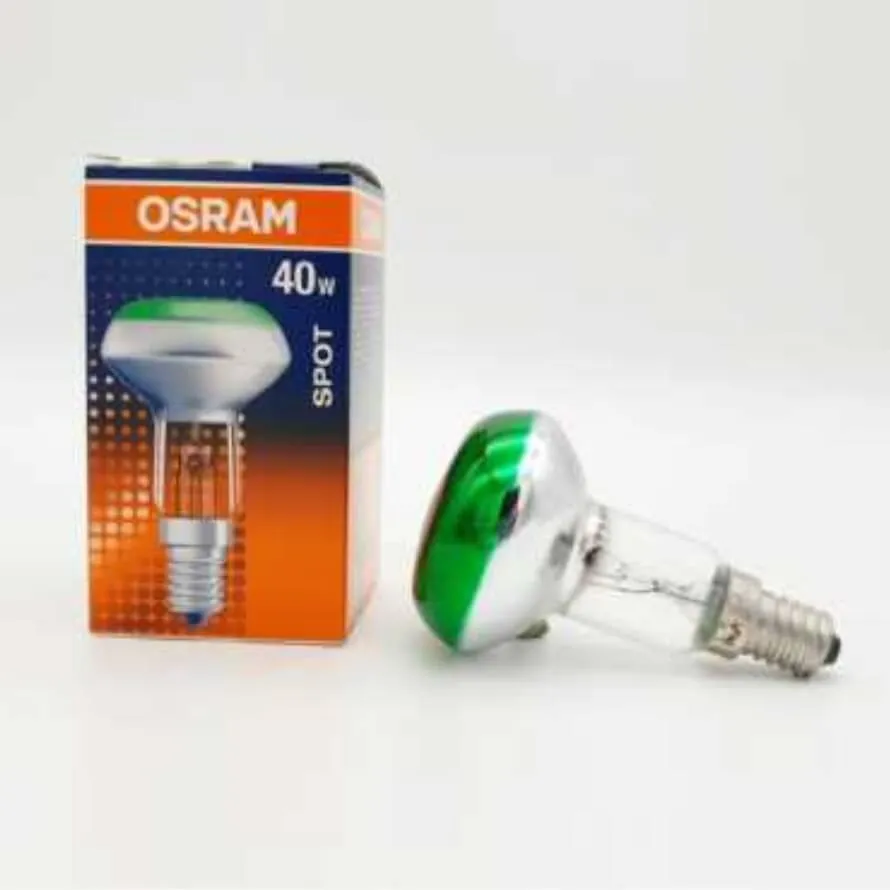 Λάμπα Spot R50 40W E14 Πράσινη