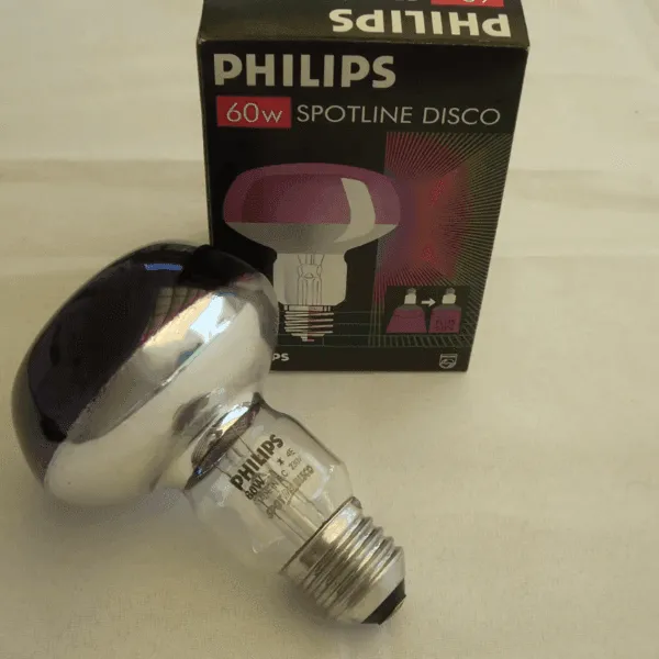 Λάμπα πυρακτώσεως 60W E27 μωβ εορταστικό φως