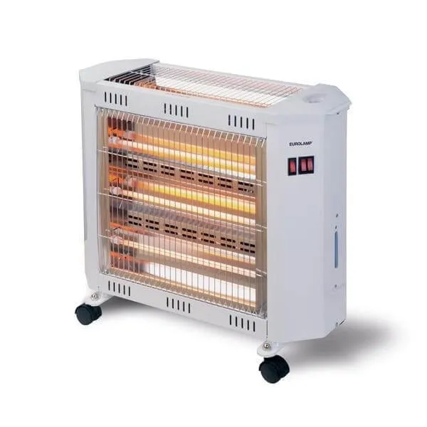 Θερμάστρα χαλαζία 2400W με ανεμιστήρα και υγραντήρα