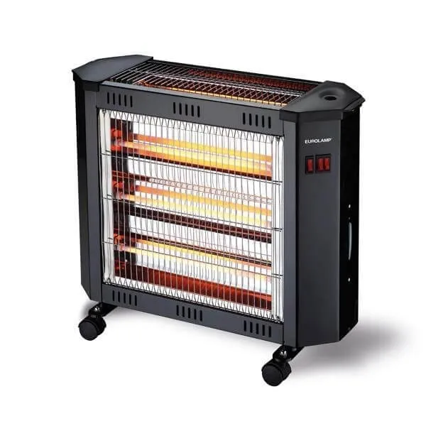 Θερμάστρα χαλαζία 2400W με ανεμιστήρα και υγραντήρα
