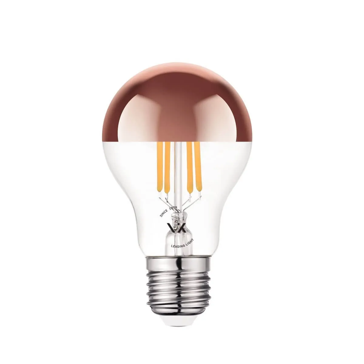 Λάμπα Filament E27 7W ροζ χαλκός θερμό φως