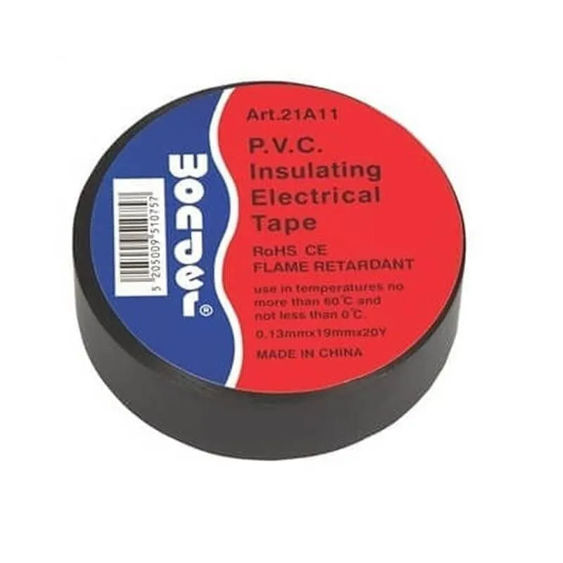 Μονωτική ταινία PVC 19mm x 20m μαύρη
